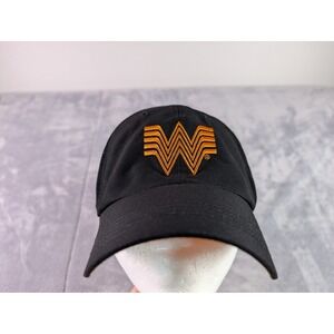 Whataburger Baseball Cap Hat Black Orange Embroidered Logo OSFA T806MBLKWB